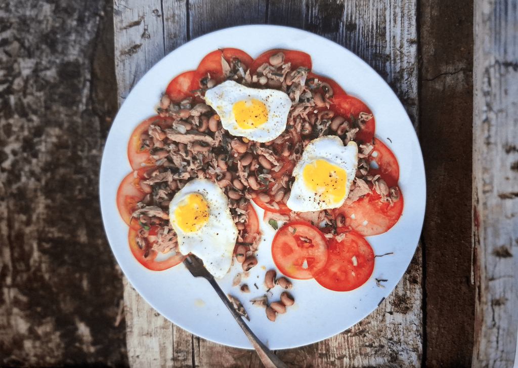 Salada de Feijão-Frade (com atum)
