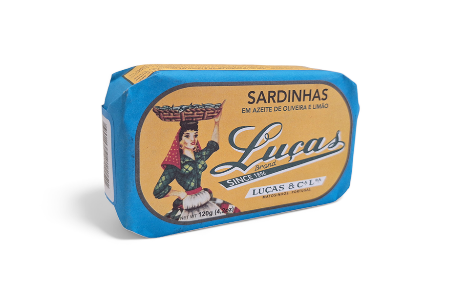 Sardines à l'huile d'olive et au citron - Luças