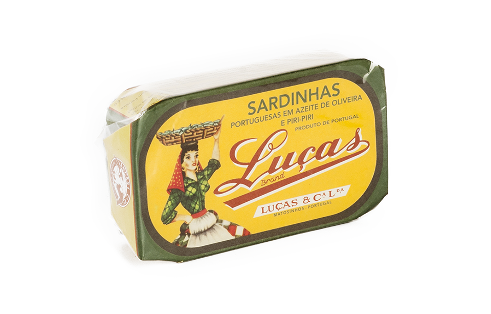 Sardinha em Azeite e Piri-Piri - Luças - Mercado das Conservas